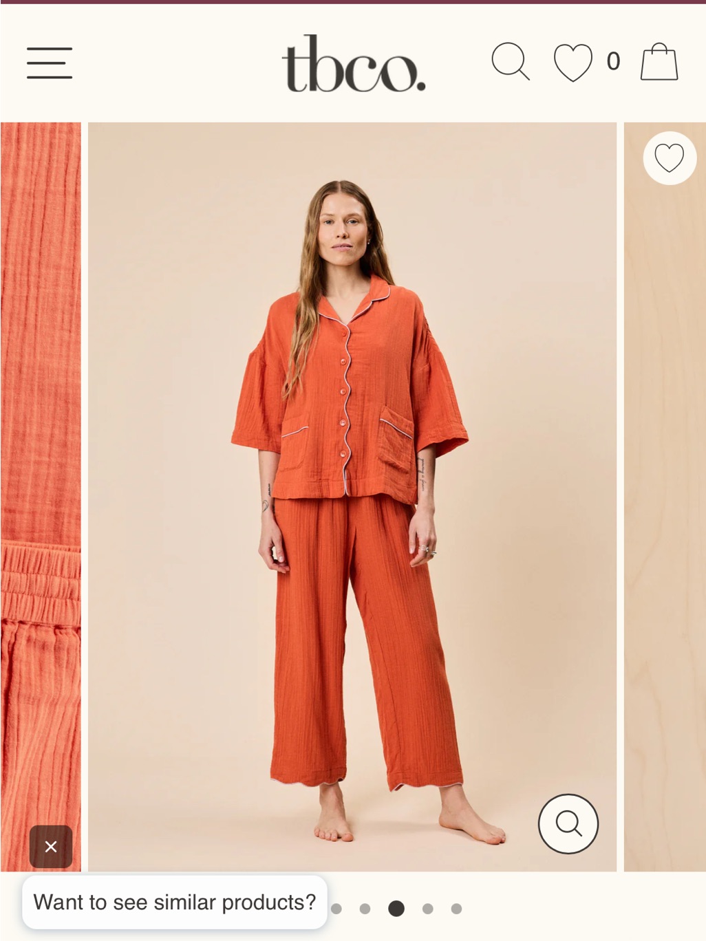 Tbco Long Cotton Pajama Set — image 4 of 8